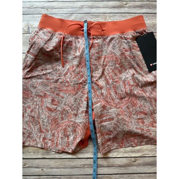 NEW Lululemon T.H.E. Short 7” Linerless Medium PLVC LM7AKRS Orange - Picture 6 of 8